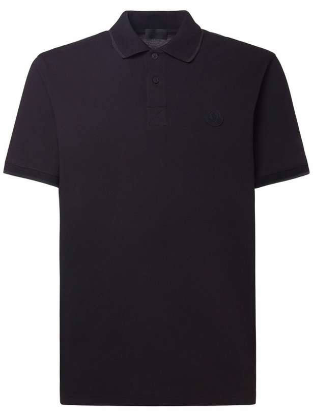 Photo: MONCLER - Cotton Piquet Polo Shirt