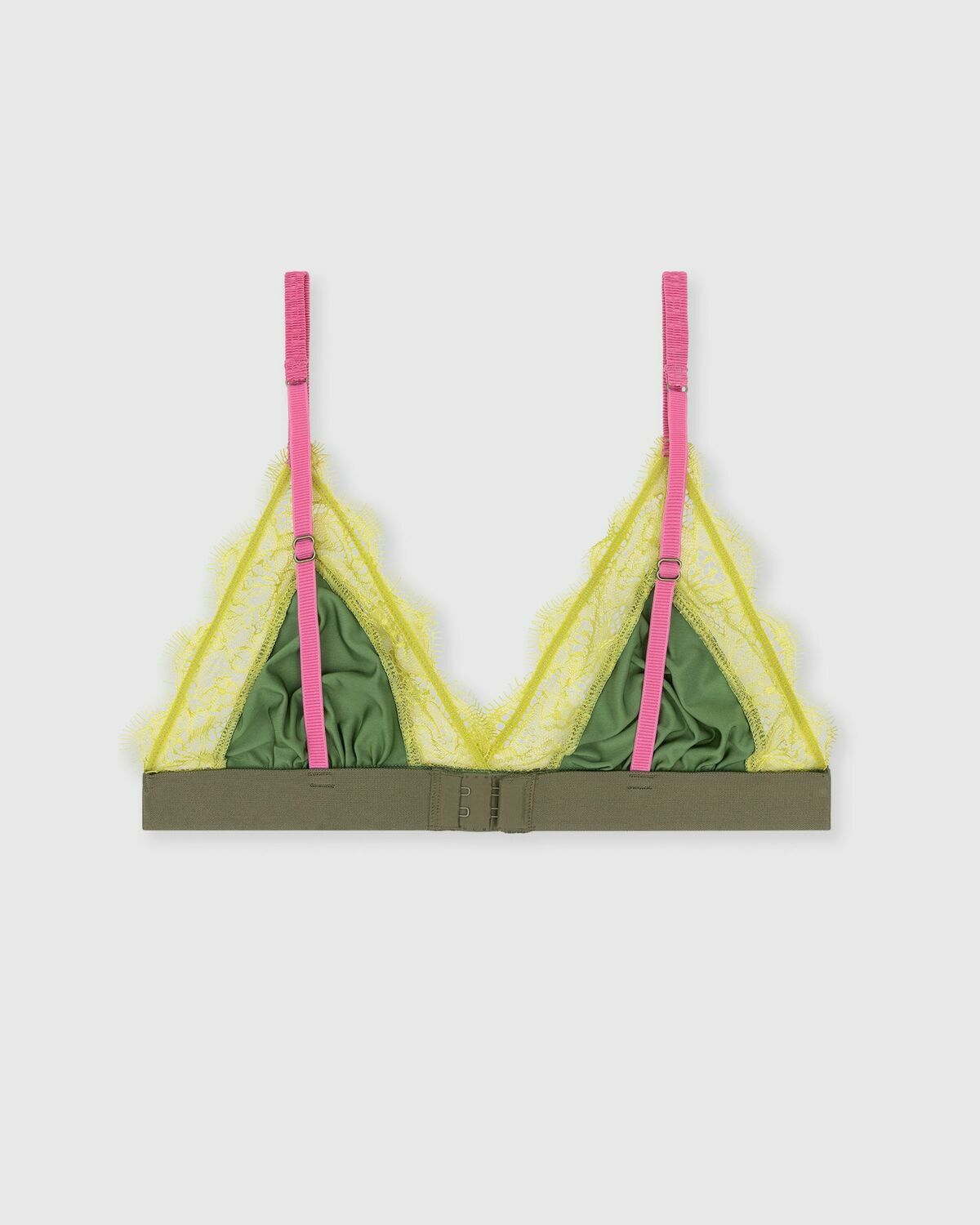 Love Stories Love Lace Bralette Green Womens (Sports-) Bra