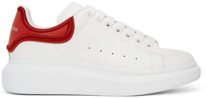 Photo: Alexander McQueen White & Red Oversized Sneakers