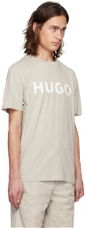 Hugo Gray Bonded T-Shirt