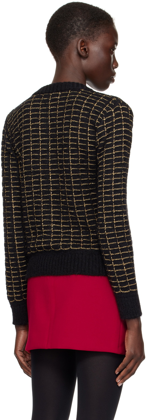 Ernest W. Baker Black Check Cardigan Ernest W. Baker