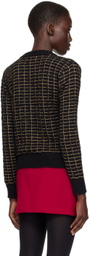 Ernest W. Baker Black Check Cardigan