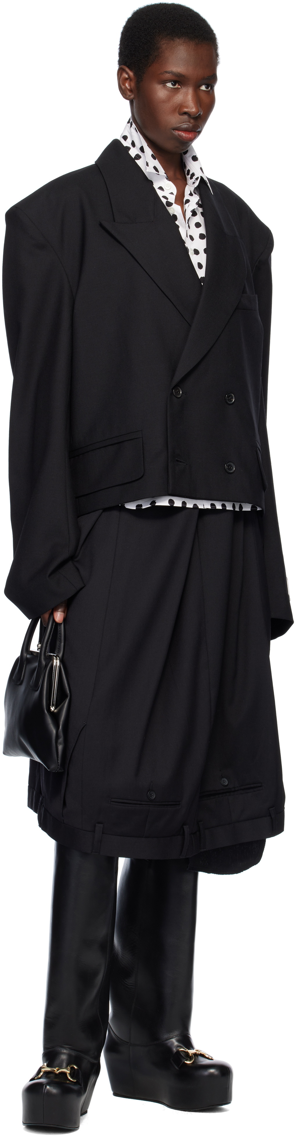 VAQUERA Black Slouchy Blazer