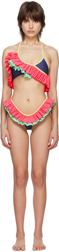 Photo: Emily Watson Multicolor Ruffle Bikini