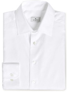 Etro - Slim-Fit Cotton-Jacquard Shirt - White