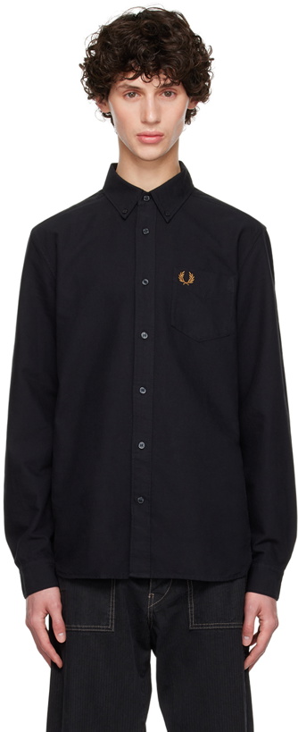 Photo: Fred Perry Black Oxford Shirt