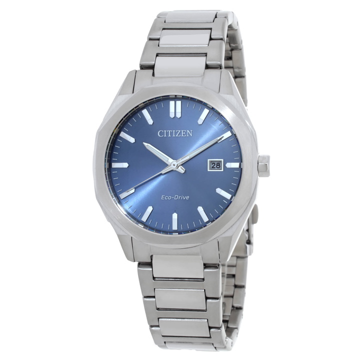 Photo: Citizen Octangle Eco-Drive Blue Dial Mens Watch BM7620-83M