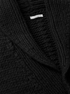The Row - Dart Oversized Shawl-Collar Cashmere Cardigan - Black