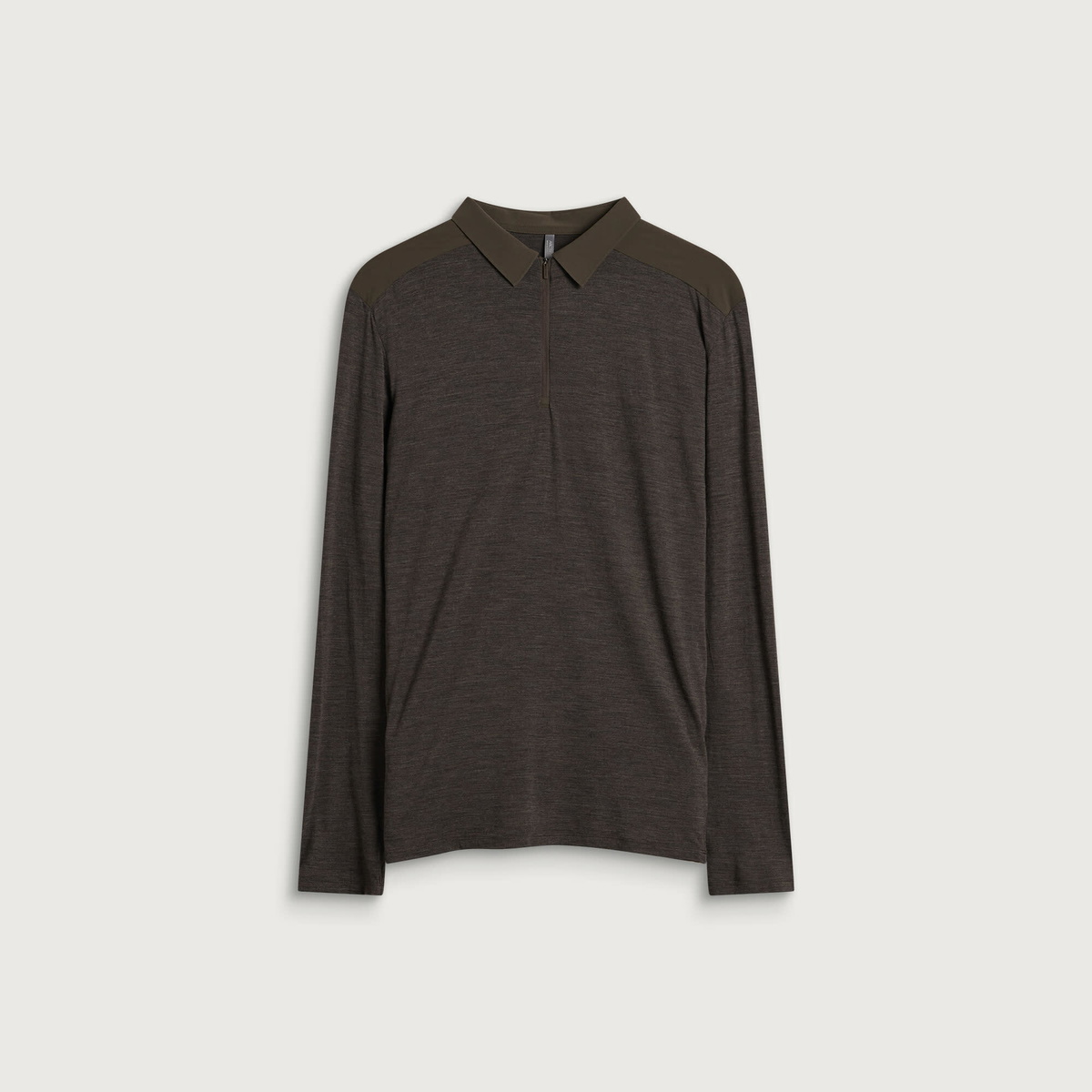 Arc'teryx Veilance Men's Frame Long Sleeve Polo in Sablehtr