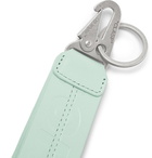 Off-White - Logo-Debossed Leather Key Fob - Men - Green