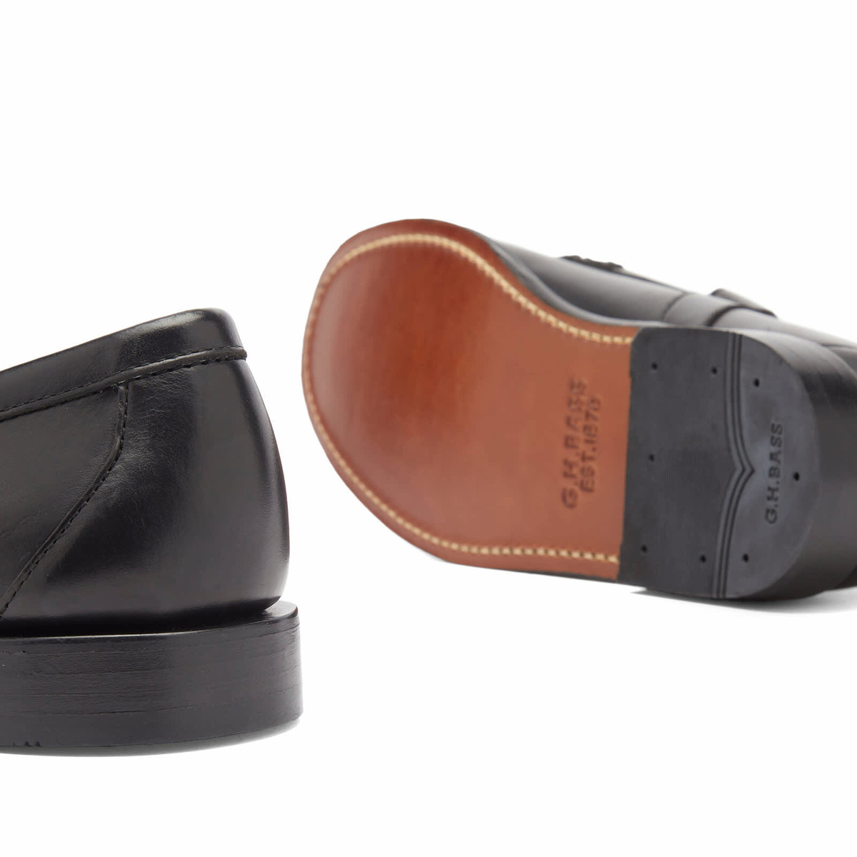 Bass Weejuns Men's Fisherman in Black Leather