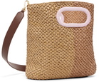 Marni Brown Paper Raffia Seaside Bag