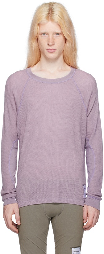 Photo: Satisfy Purple Base Layer Long Sleeve T-Shirt