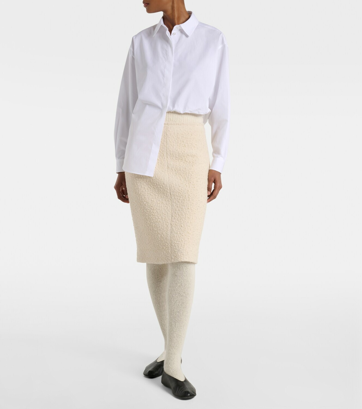The Row Cashmere-blend tights