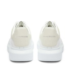 Alexander McQueen Men's Wedge Sole Sneakers in White/Vanilla