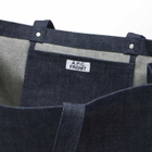 A.P.C. Men's FRGMT. Je Sors Ce Soir Shopping Bag in Indigo 