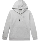 MCQ - Mélange Loopback Cotton-Jersey Hoodie - Gray