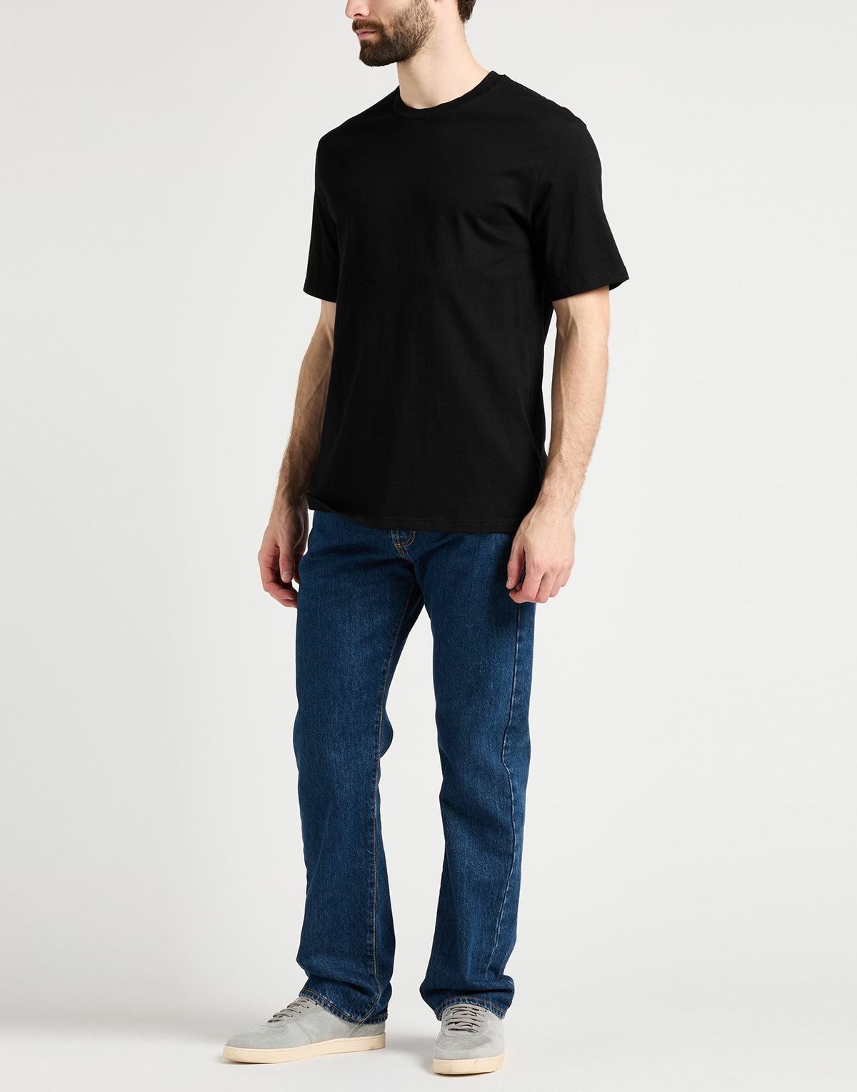 Jil Sander Mens T-shirt in Black