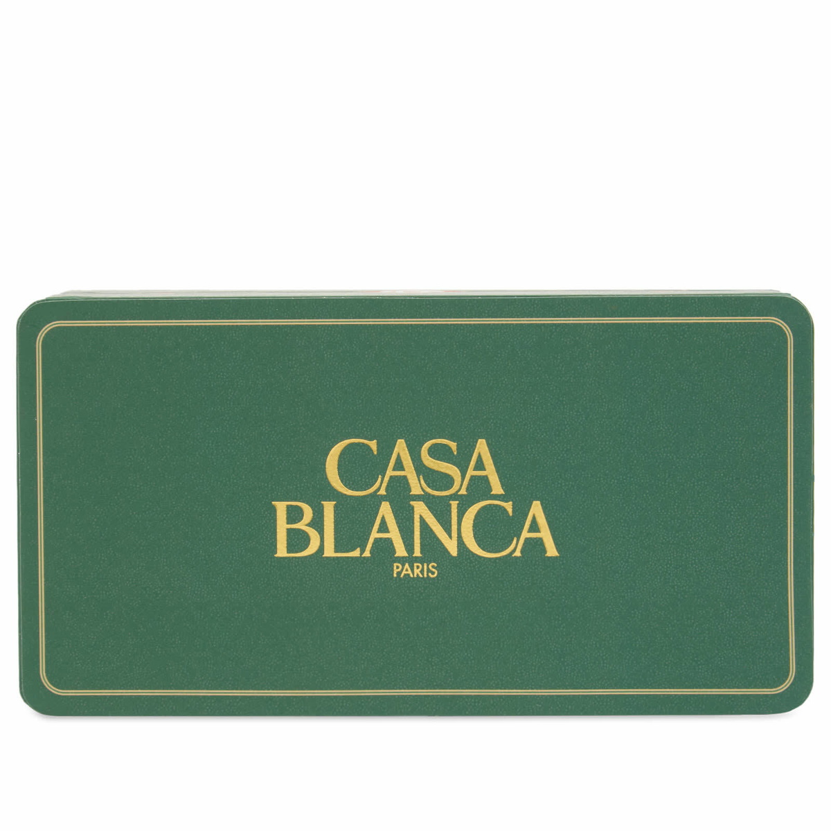Casablanca Men's Oval Stripe Acetate Sunglasses in Black&Tortoise 