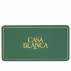 Casablanca Men's Oval Stripe Acetate Sunglasses in Black&Tortoise 