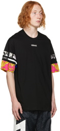 Versace Black Paneled T-Shirt
