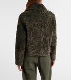 Brunello Cucinelli Cropped double-breasted shearling jacket