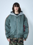 VETEMENTS Bomber Jacket with Attached Hood