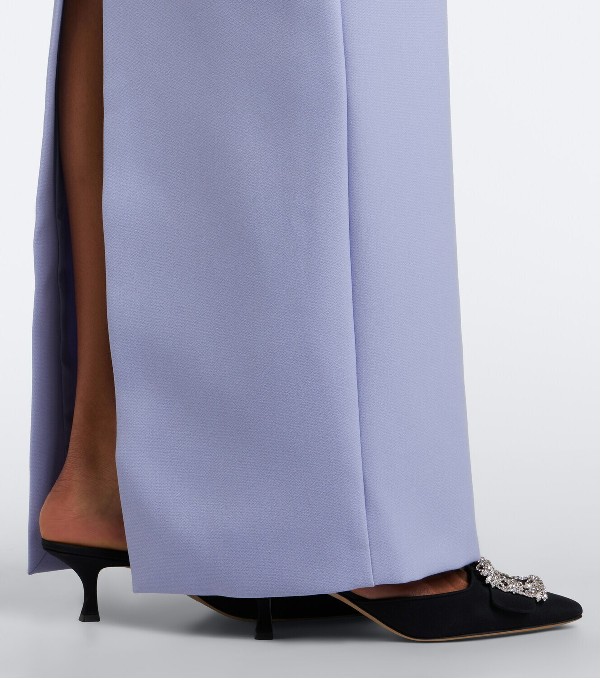 Roland Mouret Embellished crêpe gown