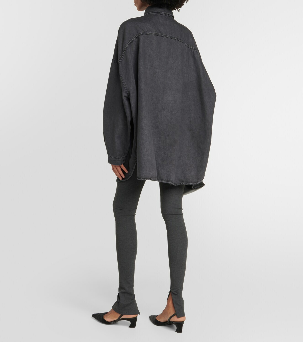 The Frankie Shop Dallas oversized denim shirt
