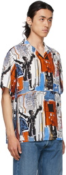 WACKO MARIA Multicolor Jean-Michel Basquiat Edition 'Guilty Parties' Short Sleeve Shirt