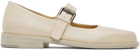 Marsèll Beige Mary Jane Loafers