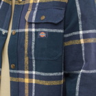 Dickies Men's Nimmons Check Flannel Shirt in Navy Blue