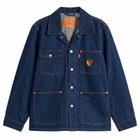 Levi's Men's x Sky High Farm Universe Chore Coat in Resin Rinse