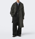Simone Rocha Embellished oversized wool-blend coat
