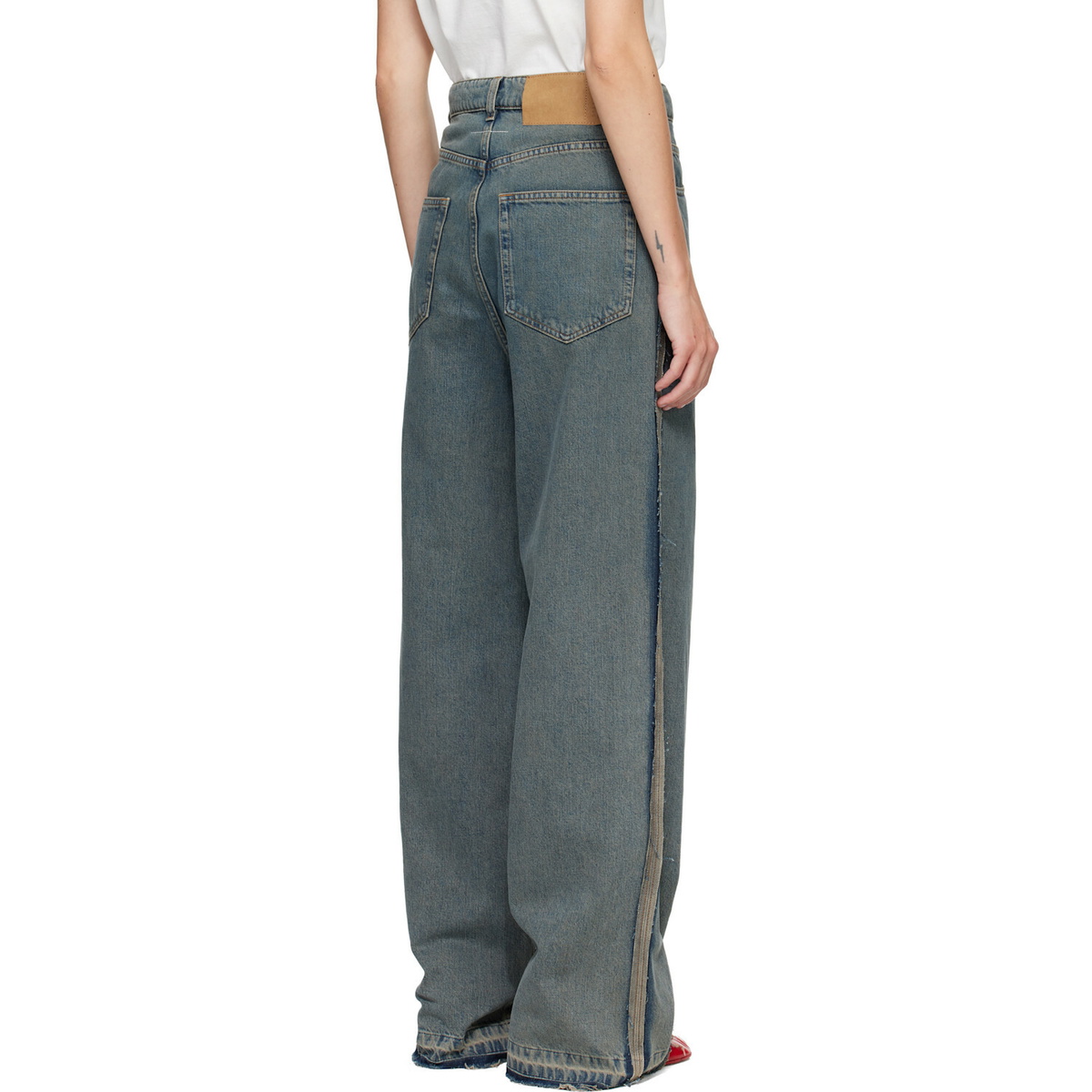 MM6 Maison Margiela Blue 5-Pocket Jeans