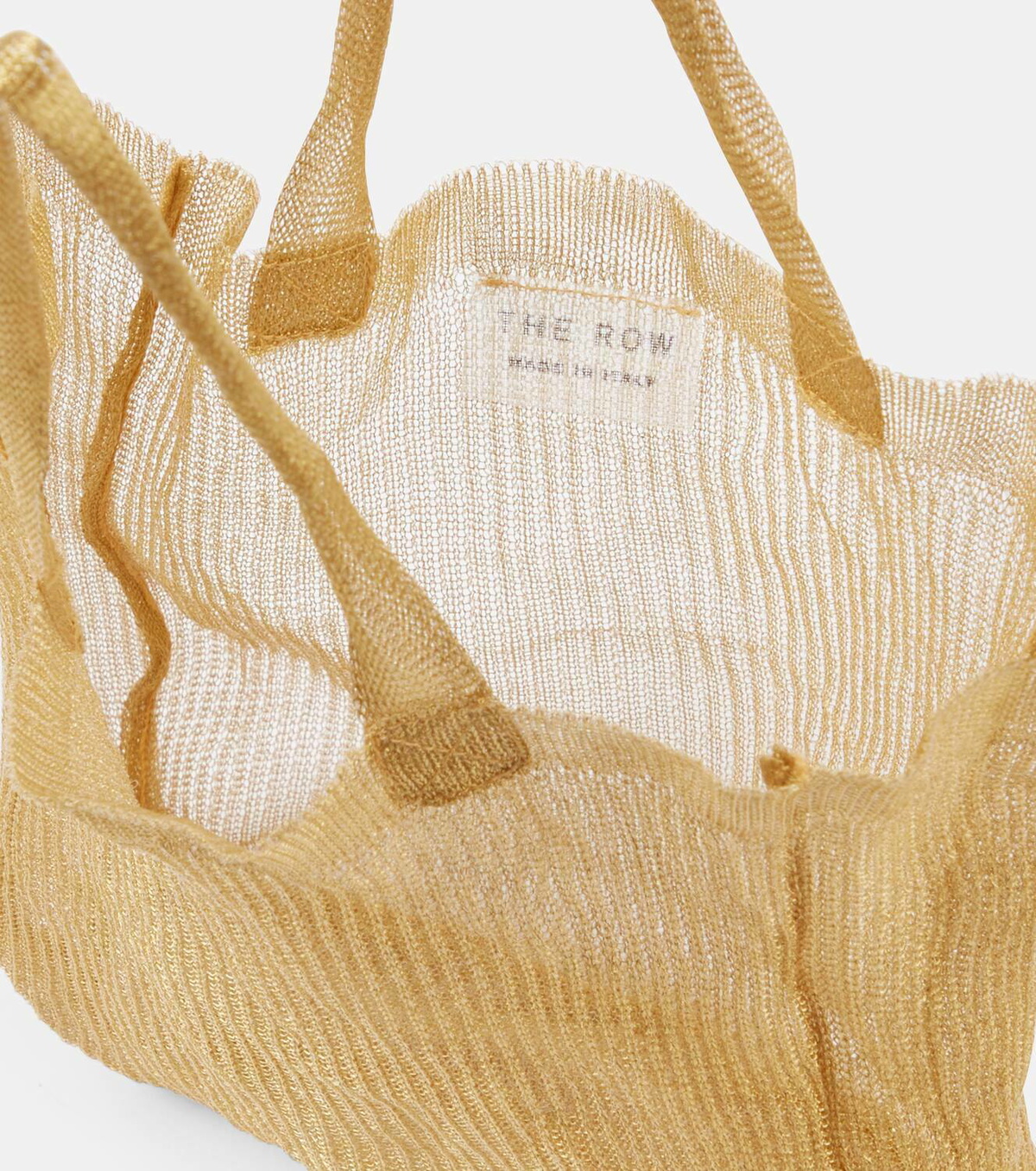 【The Row】Imogen ミニ メタリック メッシュ トート THE ROW Imogen mini metallic mesh tote | NET-A-PORTER