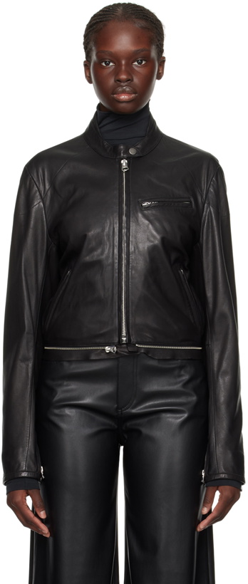 Photo: rag & bone Black Sedona Leather Jacket