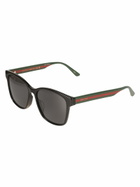 Gucci Eyewear Signature Stripe Sided Logo Sunglasses