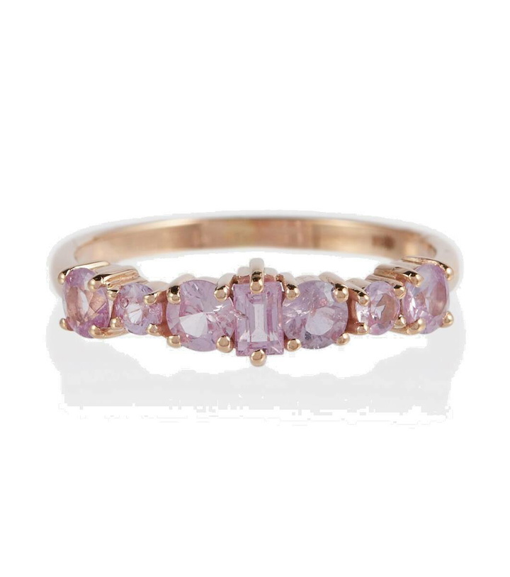 Photo: Ileana Makri Rivulet 18kt rose gold ring with sapphires