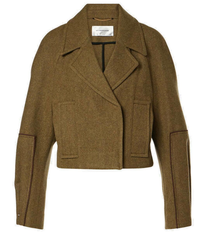 Photo: Victoria Beckham Cropped wool peacoat