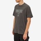 Undercover Men's Logo Text T-Shirt in Charcoal