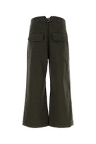 Entire Studios Olive Green Stretch Cotton Pant