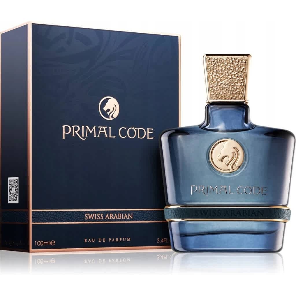 Swiss Arabian Mens Primal Code EDP Spray 3.4 oz Fragrances 6295124031205