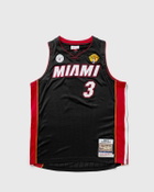 Mitchell & Ness NBA AUTHENTIC ROAD FINALS JERSEY MIAMI HEAT 2012-13 DWYANE WADE #3 Black Men