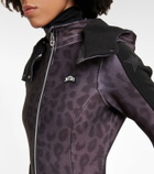 Jet Set Magic Ghoster leopard-print ski suit