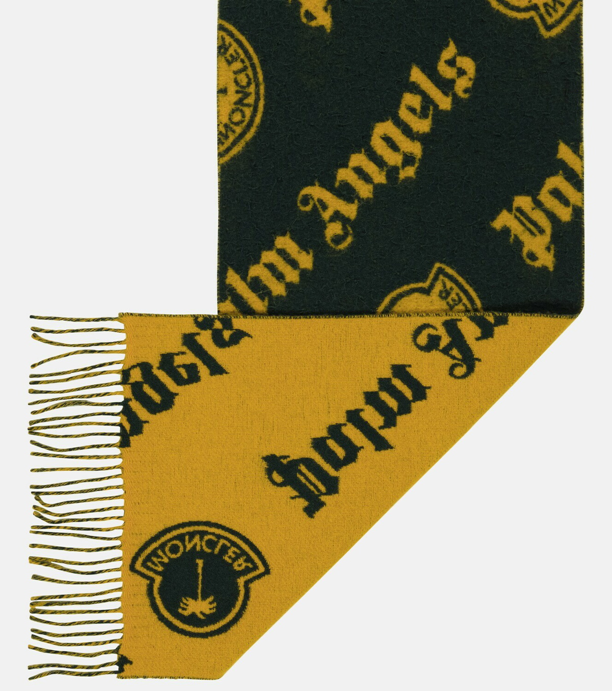 Moncler Genius - 8 Moncler Palm Angels logo wool scarf