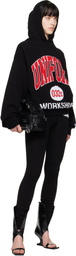 032c Black Lucky Strike Knit Hoodie