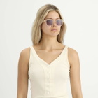 Oscar Deen Diego Sunglasses in Champagne/Dusky Pink 