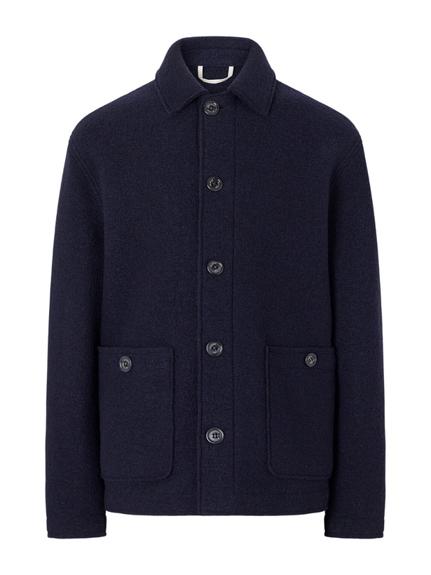 Photo: Valstar - Virgin Wool-Bouclé Jacket - Blue