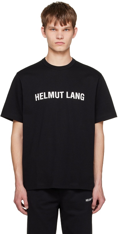 Photo: Helmut Lang Black Printed T-Shirt